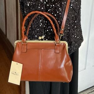 Patricia Nash Leather Rora Frame Bag NWT $249